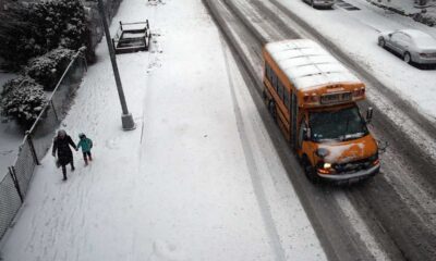 New York City Prepares For Winter Storm As Schools Shift To Remote Learning