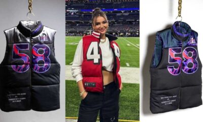 Nfl Designer Kristin Juszczyk Stuns In Custom Jacket For Super Bowl 2024