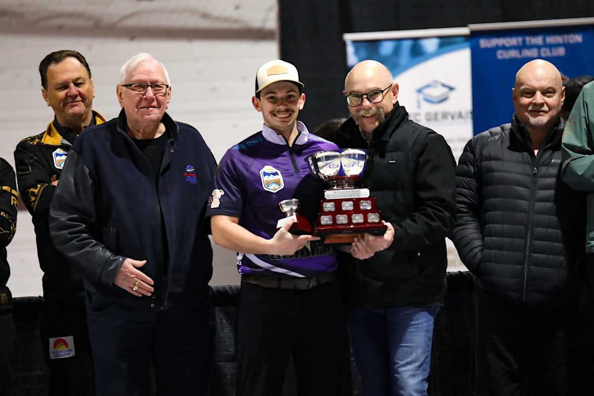 Okotoks Curler James Ballance Receives Bo Davidiuk Award At Alberta Provincials