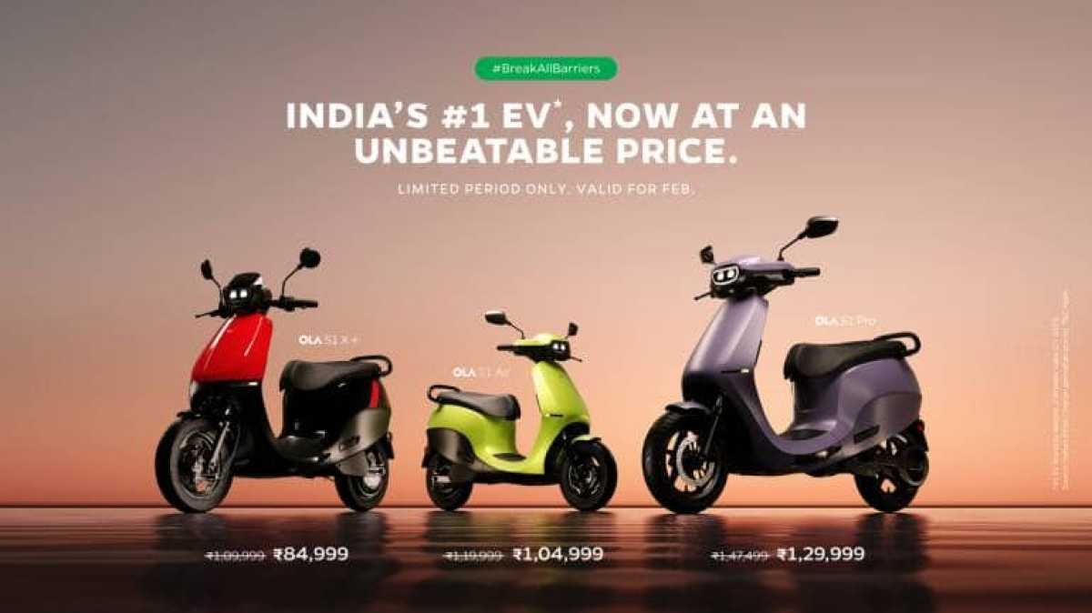 Ola Electric Slashes Prices On S1 Scooter Portfolio; More Affordable Ev Options For Customers