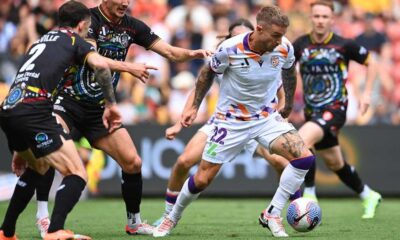 Perth Glory's Adam Taggart Shines With Two Goals Against Brisbane Roar