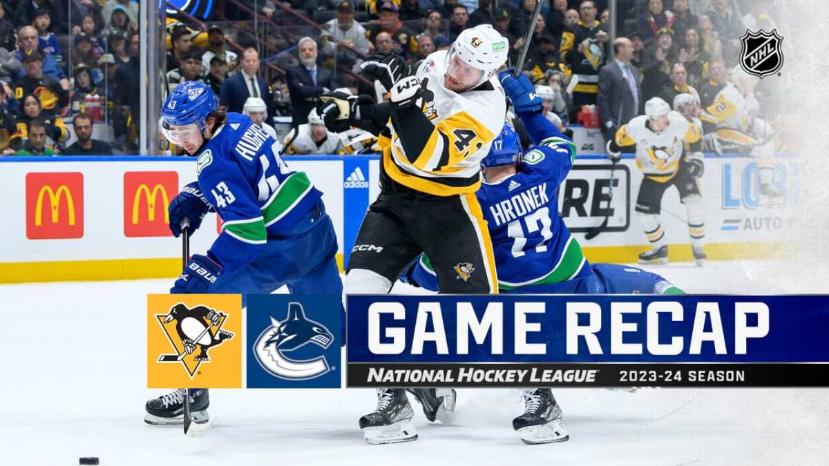 Pittsburgh Penguins Captain Sidney Crosby Reaches 1,000 Even Strength Points Milestone In Overtime Win Over Vancouver Canucks