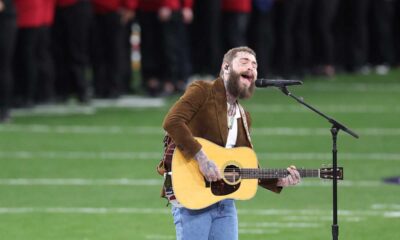 Post Malone Delivers Rousing Rendition Of 'america The Beautiful' At Super Bowl Lviii