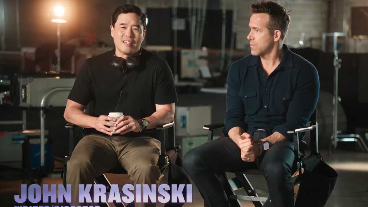 Randall Park And Ryan Reynolds Reprise Classic 'the Office' Bit In Teaser For John Krasinski's 'if'