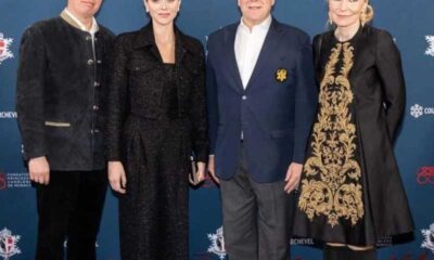 Royal Couple Attend Charity Gala In Courchevel