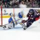 Sabres Edge Blue Jackets 2 1 On Clifton's First Goal In A Year