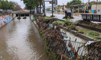 San Diego Streets Flooded Due To Clogged Storm Drains