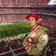 San Francisco 49ers Fan Displays Team Loyalty With Custom Prosthetic Eye