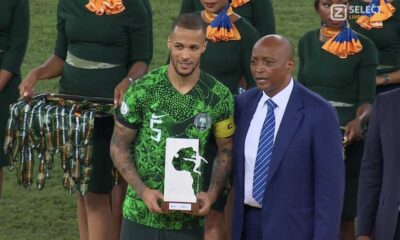 Super Eagles Captain Troost Ekong Crowned Best Player Of 2023 Africa Cup Of Nations