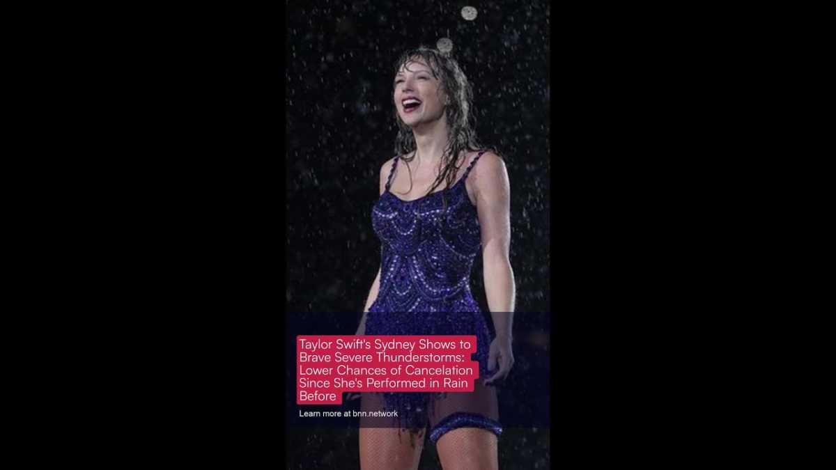 Taylor Swift Dazzles Sydney Fans With Electrifying Performance In Spite Of Rain Delay