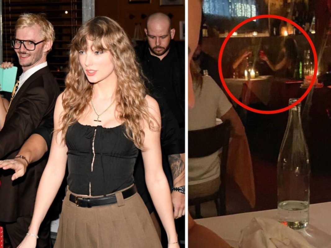 Taylor Swift Dines At Pellegrino 2000 In Surry Hills