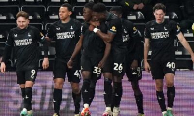 Teenager Anderson's First Goal Seals Shock Win For Charlton Against Derby