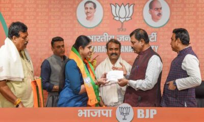 Three Time Tamil Nadu Congress Mla Joins Bjp Ahead Of Lok Sabha Polls