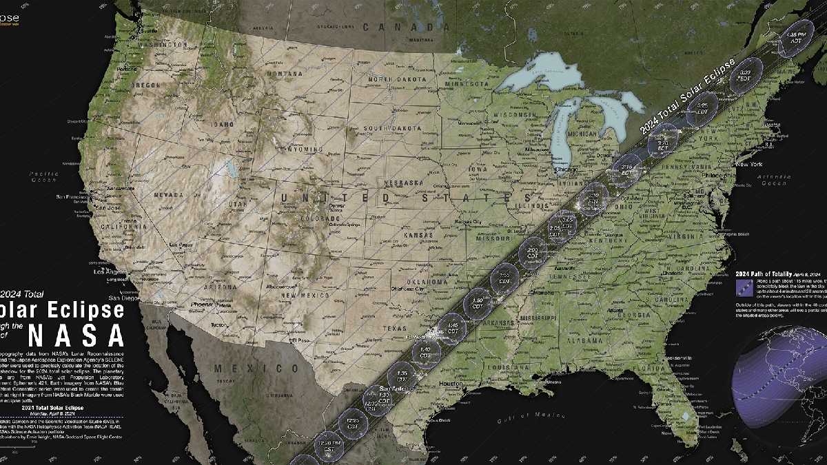 Total Solar Eclipse 2024: A Rare Celestial Event Set To Enchant North America