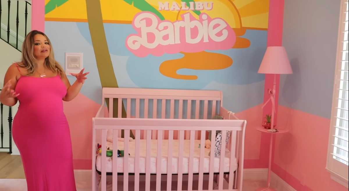 Trisha Paytas Reveals 'malibu Barbie' Nursery In Los Angeles Mansion