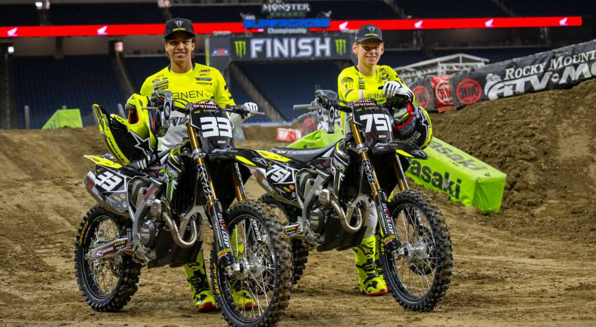 Triumph Racing Makes Historic Debut At Supercross Media Day