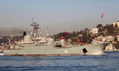 Ukrainian Forces Sink Russian Amphibious Ship Caesar Kunikov Off Crimean Coast