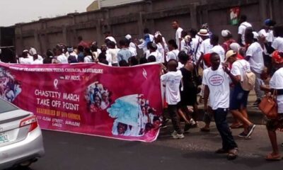 Valentine's Day Chastity March Organized By Assemblies Of God Church In Lagos