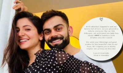 Virat Kohli And Anushka Sharma Welcome A Baby Boy, Share Joyful News On Instagram