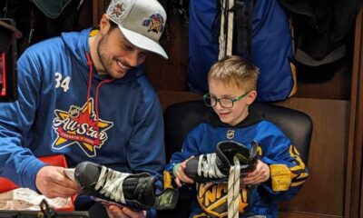 Young Barrie Boy's Special Friendship Continues With Nhl Star Auston Matthews