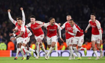 Arsenal Progress To Uefa Champions League Quarter Finals After Victory Over Porto: An Inside Look At Mikel Arteta's Reactions