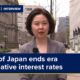 Bank Of Japan Ends Negative Interest Rates Era With Historic Rate Hike