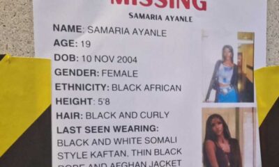 Body Found In Thames Believed To Be Missing Student Samaria Ayanle