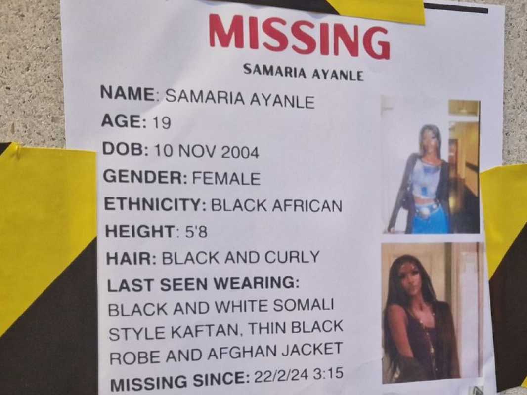 Body Found In Thames Believed To Be Missing Student Samaria Ayanle