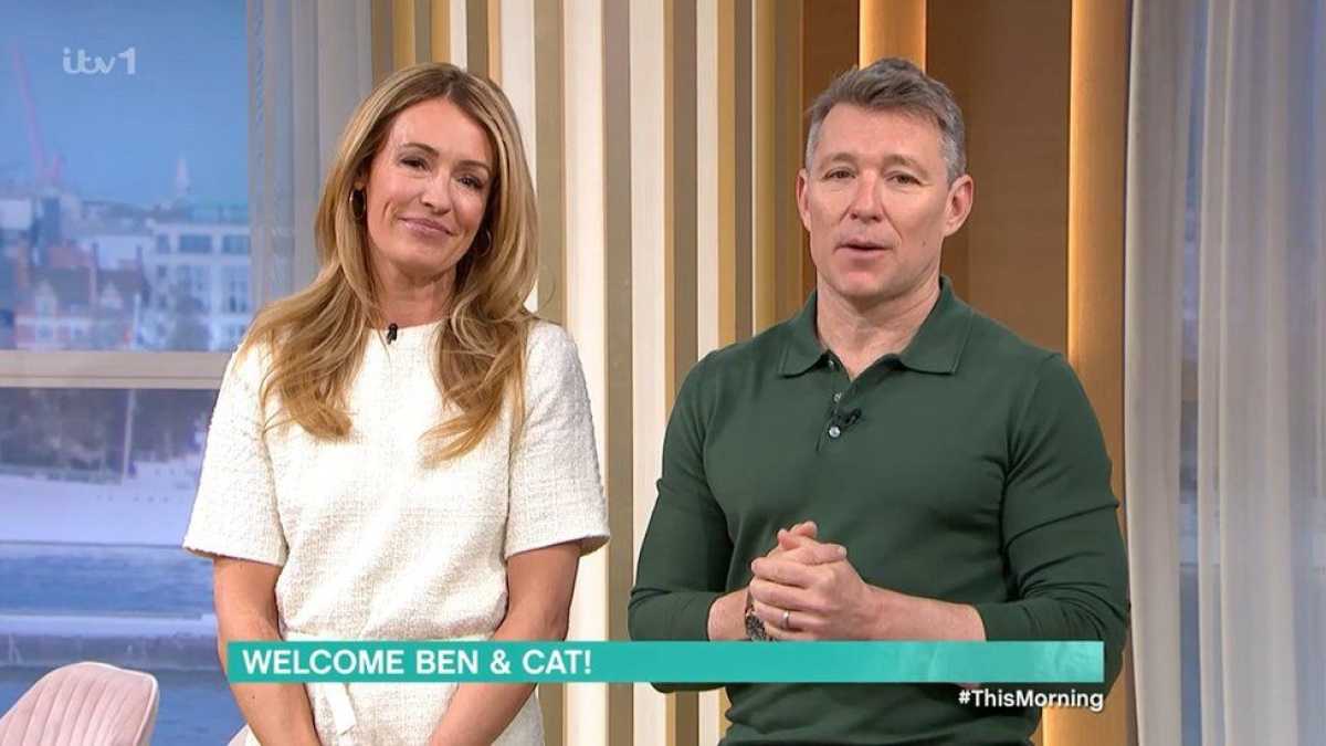 Cat Deeley And Ben Shephard Make Their Debut On This Morning