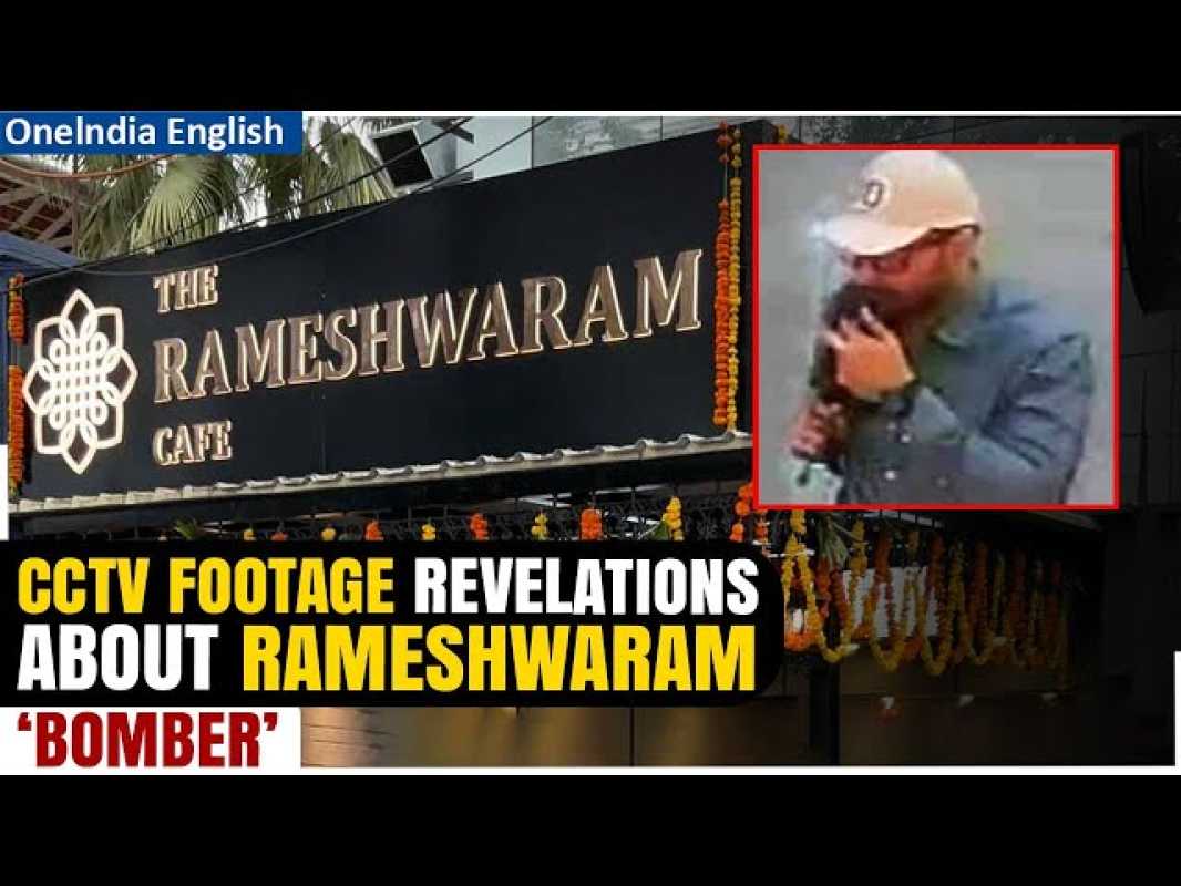 Cctv Footage Reveals Key Details About Rameshwaram Cafe Blast Suspect