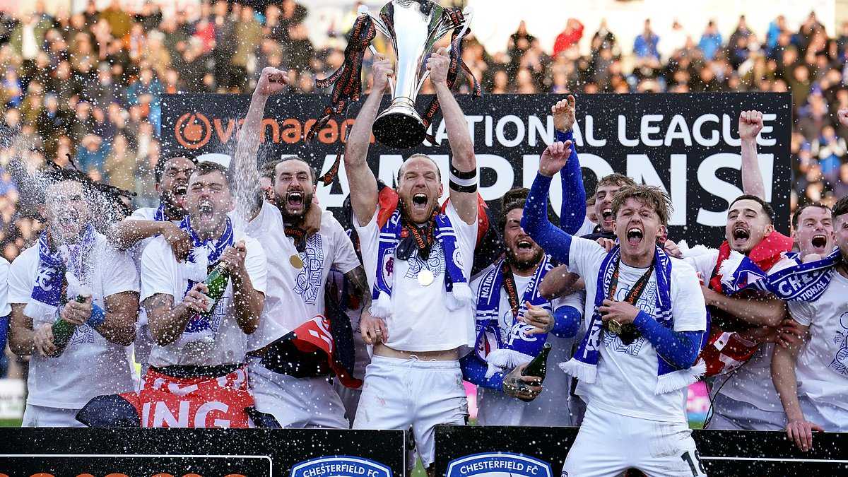 Chesterfield Clinch National League Title With Dominant Victory Over Boreham Wood