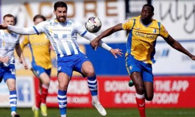 Colchester United Holds League Leaders Mansfield Town To A 1 1 Draw In Blustery Conditions