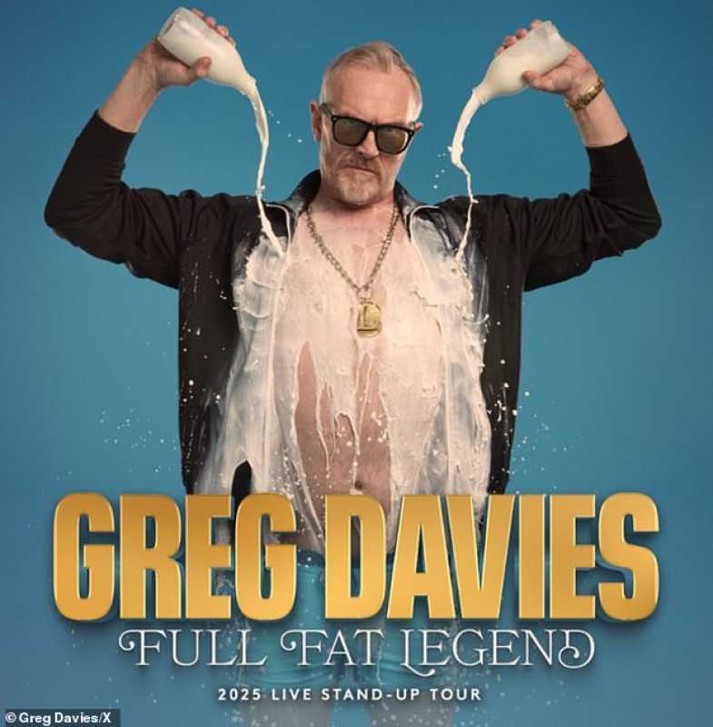 Comedian Greg Davies Announces Return To Stand Up With 'full Fat Legend' Tour