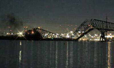 Container Ship Collides With Bridge In Baltimore, Multiple Vehicles Fall Into River