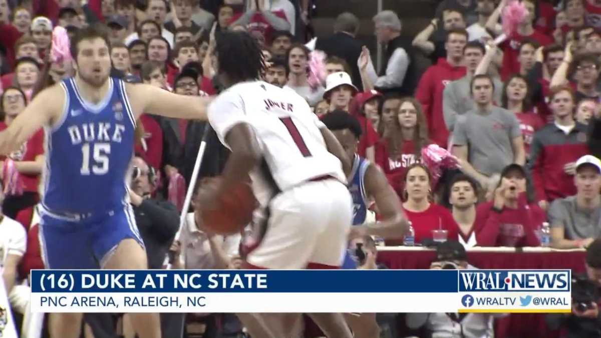 Duke Holds Narrow Lead Over Nc State At Halftime In Acc Showdown