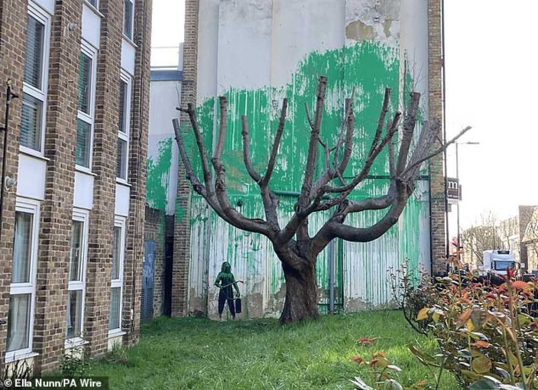 Elusive Street Artist Banksy Suspected Of New Artwork In Finsbury Park