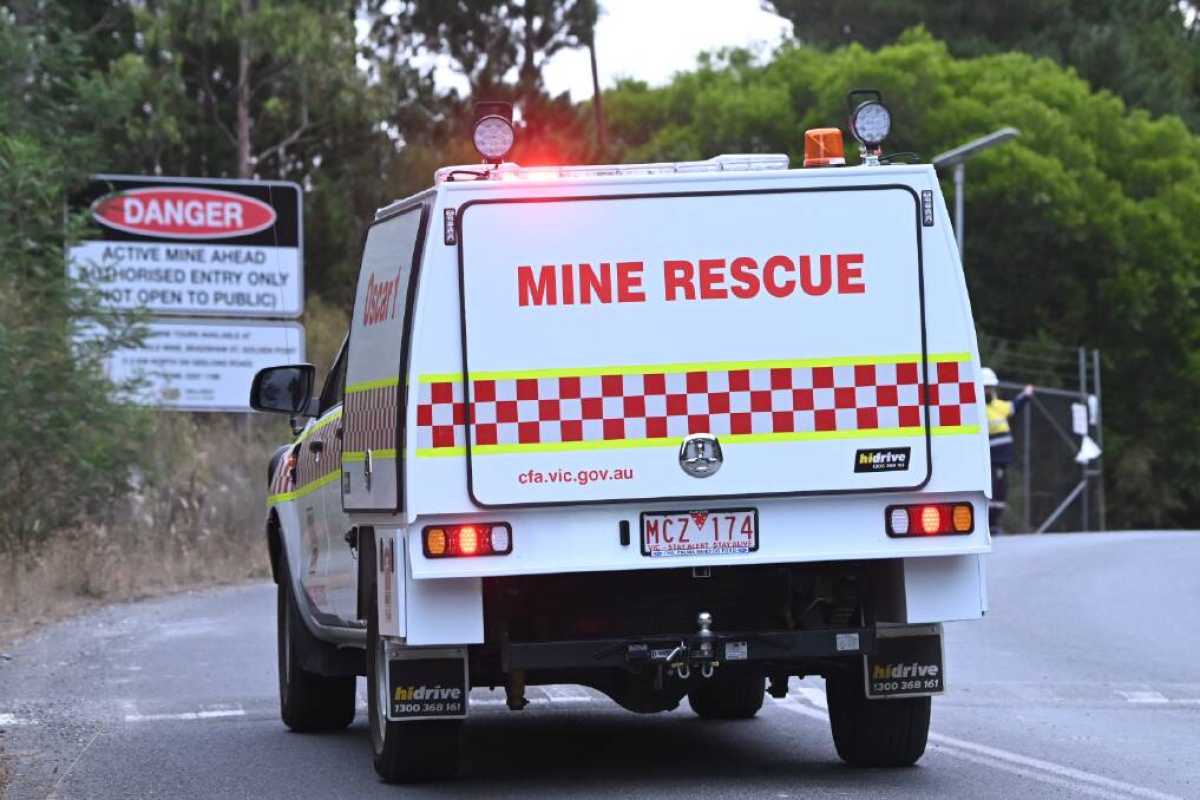 Emergency Operation In Place To Rescue Trapped Workers In Ballarat Gold Mine