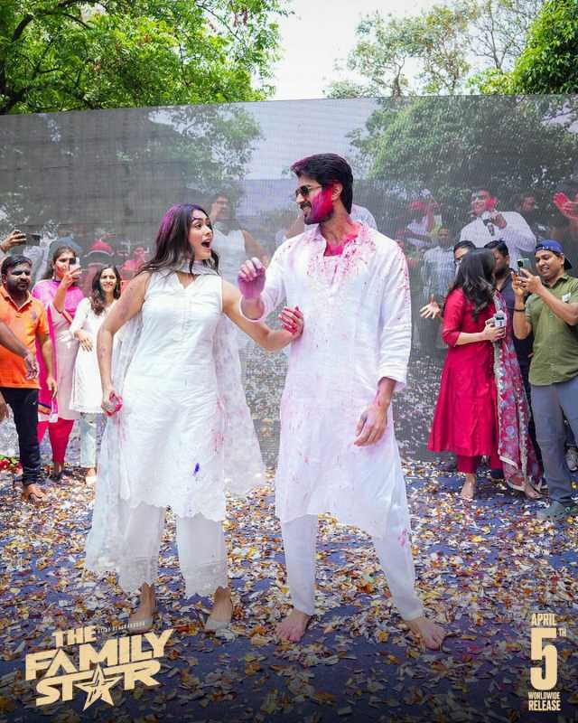 Family Star Movie Song 'madhurame Kadha' Released Amidst Holi Celebrations