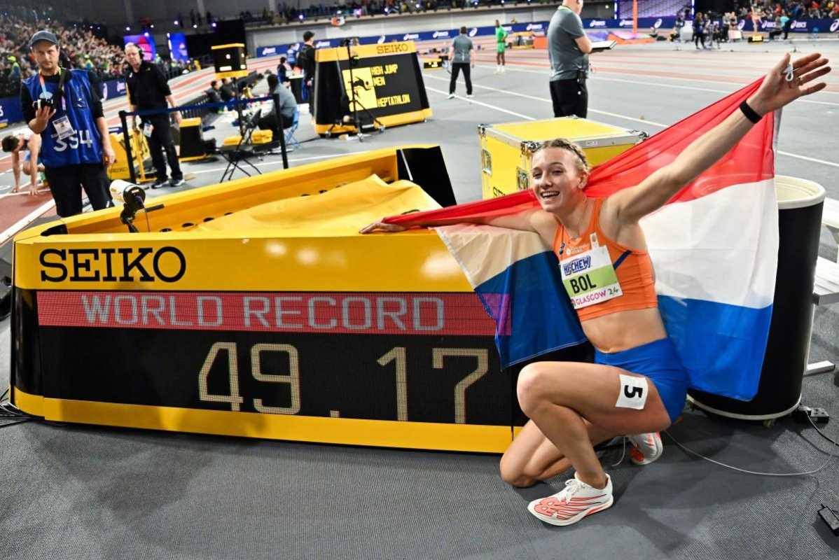 Femke Bol Sets New World Record In 400 Metres At World Indoor Athletics Championships