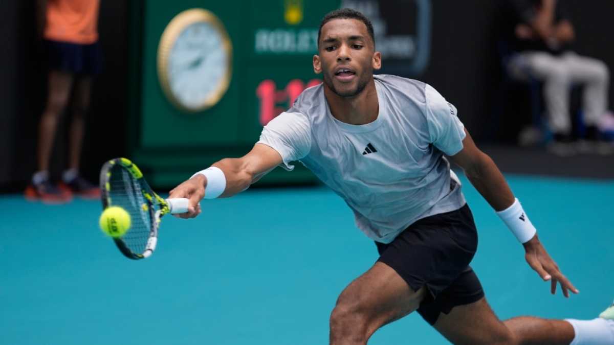 Félix Auger Aliassime Advances To The Second Round At The Miami Open