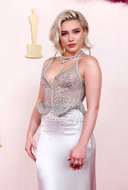 Florence Pugh Stuns In Sheer Dresses At Oscars Events