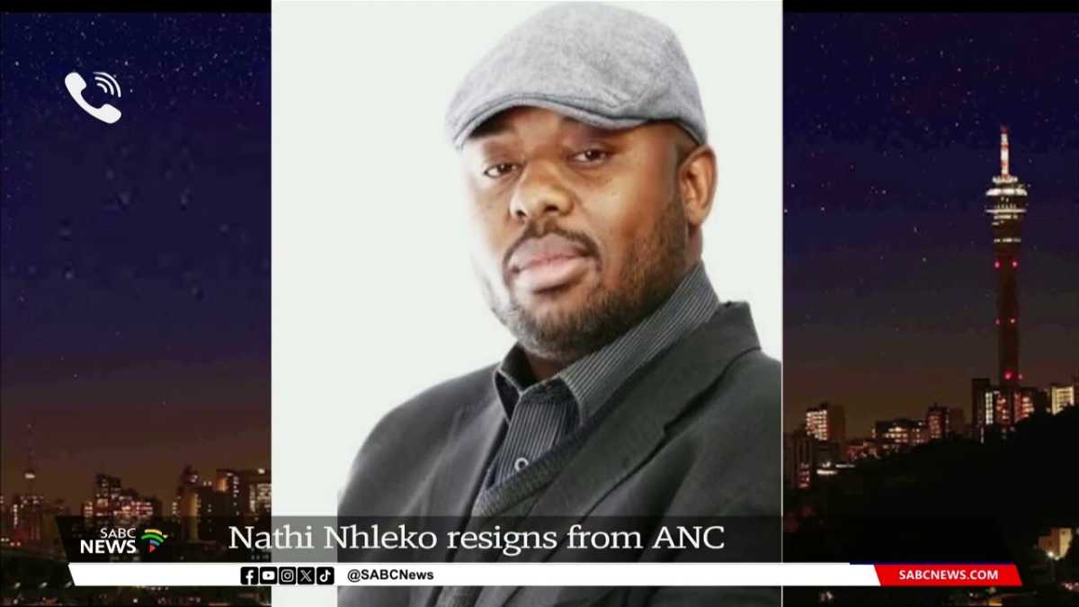 Former Anc Nec Member Nathi Nhleko Resigns From Anc