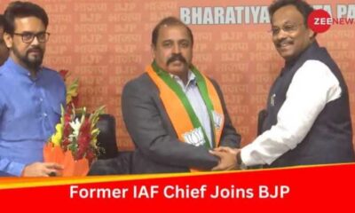 Former Iaf Chief R.k.s. Bhadauria Joins Bjp: Boost To Party's Defense Wing