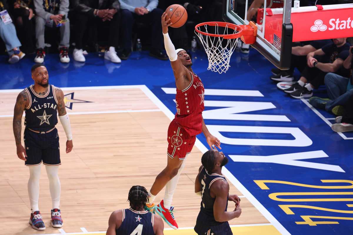 Former Kentucky Star Shai Gilgeous Alexander Shines At Nba All Star Game