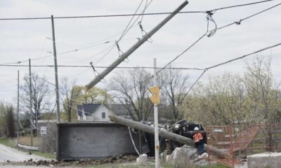 Hydro Manitoba Works To Restore Power After Pole Fire In Saint James Neighborhood