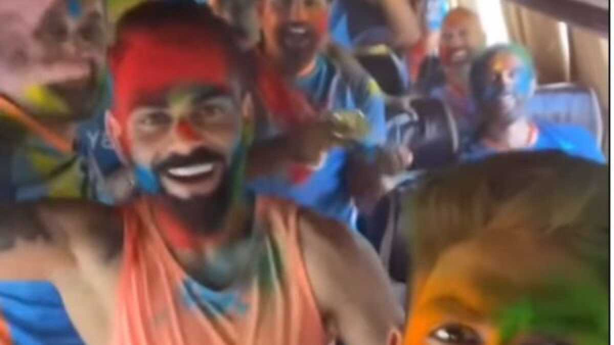 Indian Cricket Stars Celebrate Holi Together In Virat Kohli's Viral Dance Video