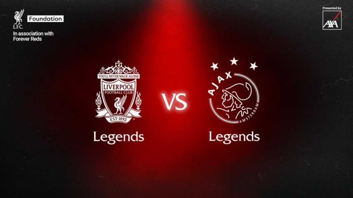 Liverpool Legends Face Off Against Ajax Legends At Anfield In Charity Match