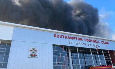 Major Fire Near Southampton's St Mary's Stadium Forces Postponement Of Championship Match Against Preston