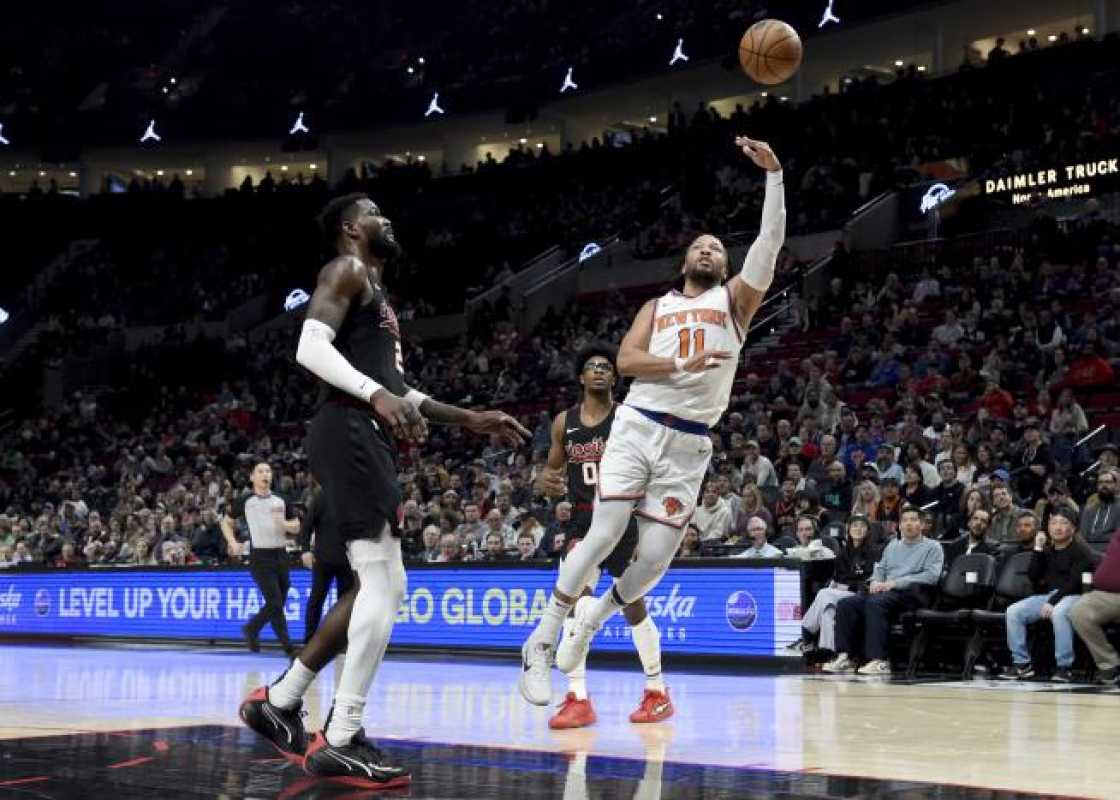 New York Knicks' Jalen Brunson Drops 45 Points In Win Over Blazers