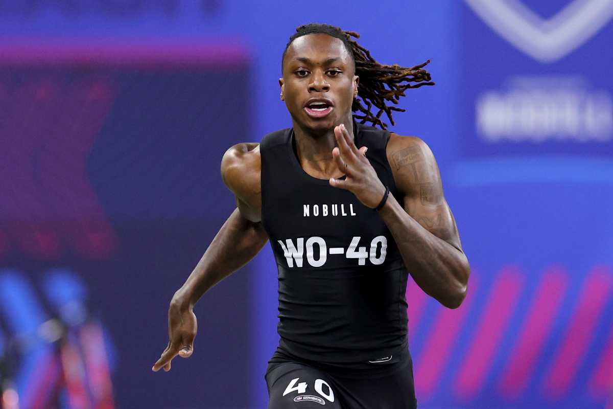 Nfl Combine Records Smashed By Texas Receiver Xavier Worthy